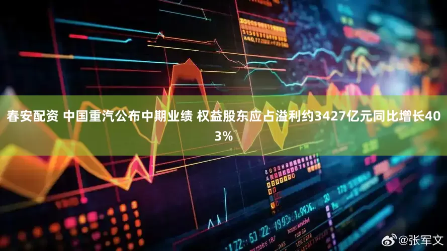 春安配资 中国重汽公布中期业绩 权益股东应占溢利约3427亿元同比增长403%