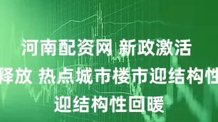 河南配资网 新政激活 需求释放 热点城市楼市迎结构性回暖
